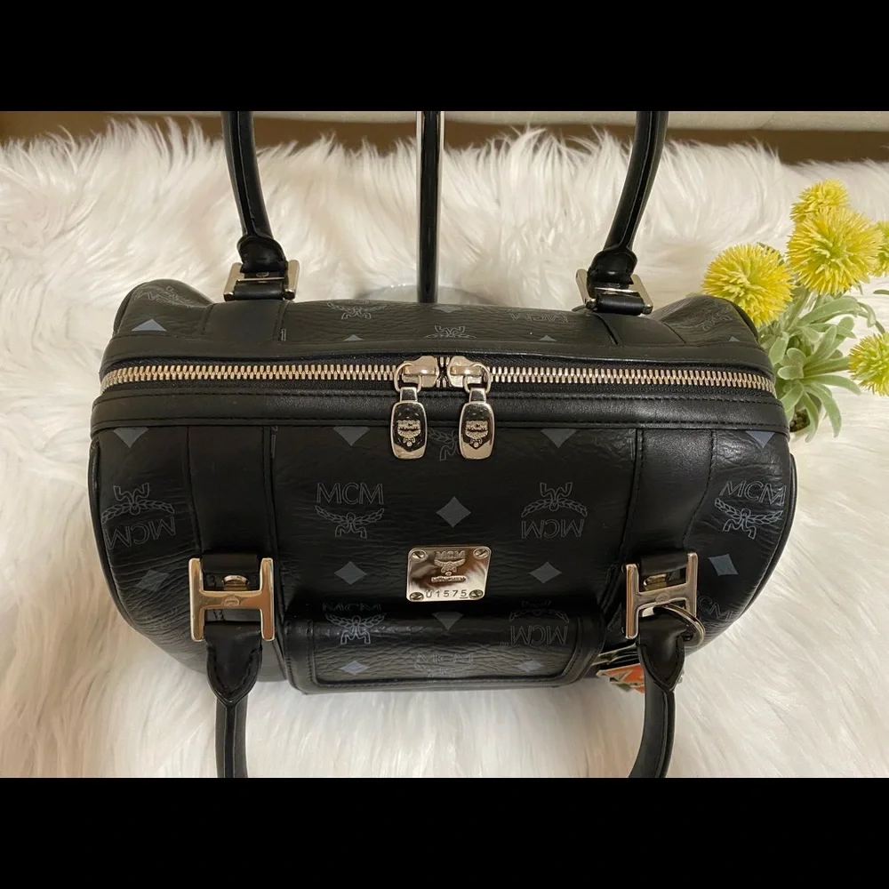 MCM Visetos Boston Bag - Picture 6 of 15